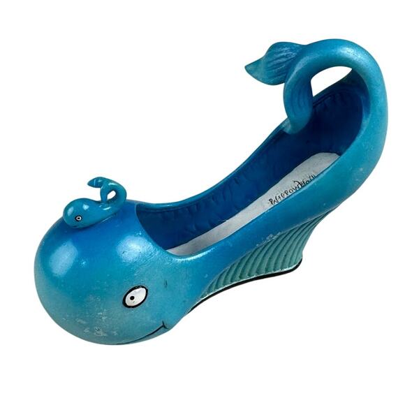 Willow Hall Shoo Shoo Figurine Flubber Flubber Whale Design No. 27 - Picture 3 of 5